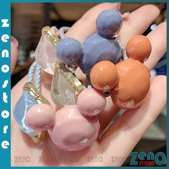 Set 5 dây buộc tóc Gấu, Kim cương, Dây Cột Tóc, Chun Buộc Tóc Nhiều Màu PT32