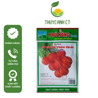 Hạt Giống Củ Cải Đỏ Tròn PN-01 PhuNongSeeds - 5g