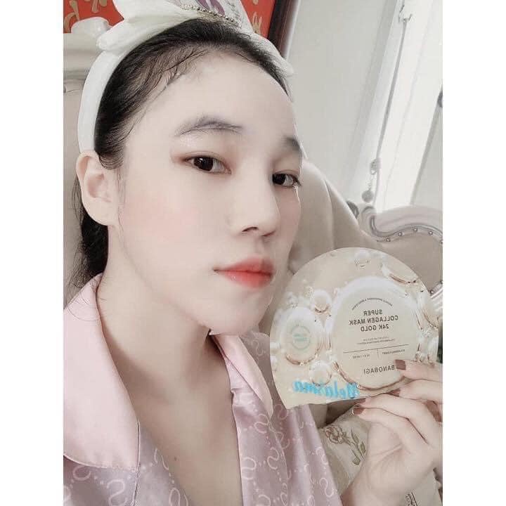 Mặt Nạ Banobagi Super Collagen Mask Dưỡng Trắng Da Giảm Mụn Nám Cao Cấp Mẫu Mới (Miếng lẻ)