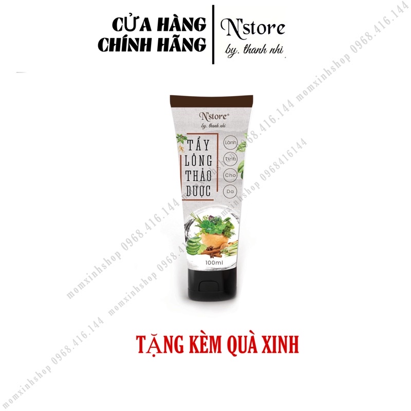 Kem tẩy lông, kem tẩy lông thảo dược N’store 100ml