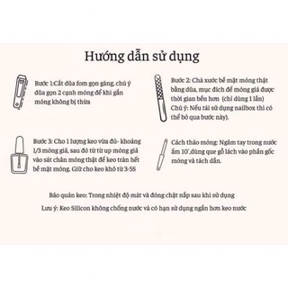 nail box thiết kế trắng trơn
