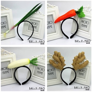 Băng đô cài tóc hình củ hành thời trang