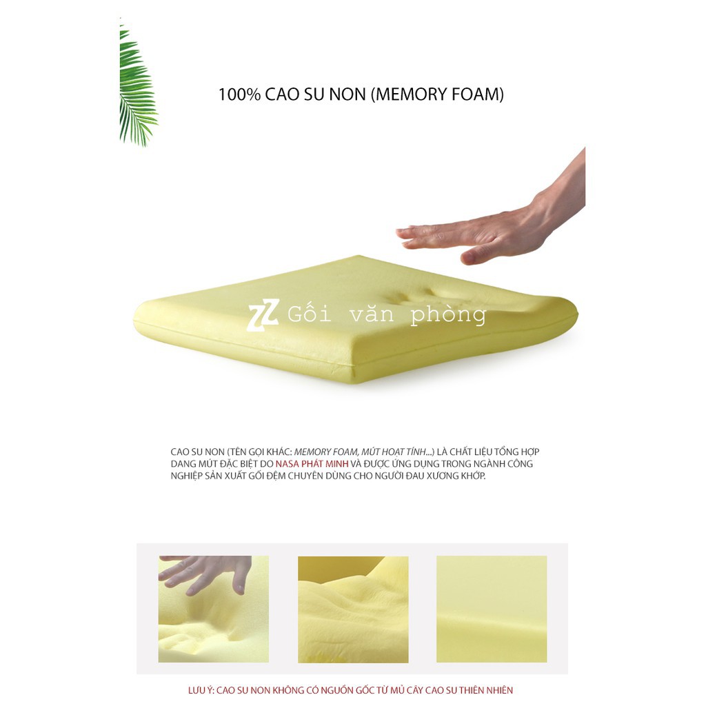 Đệm Lót Ghế Vuông Vỏ Mát Cao Su Non ZURI PILLOW GLM-07