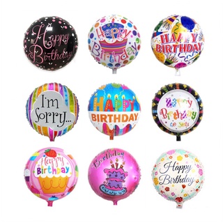 Bong Bóng Lá Nhôm 18 Inch Mẫu 22-30 Dùng Trang Trí Tiệc Sinh Nhật Cho Bé