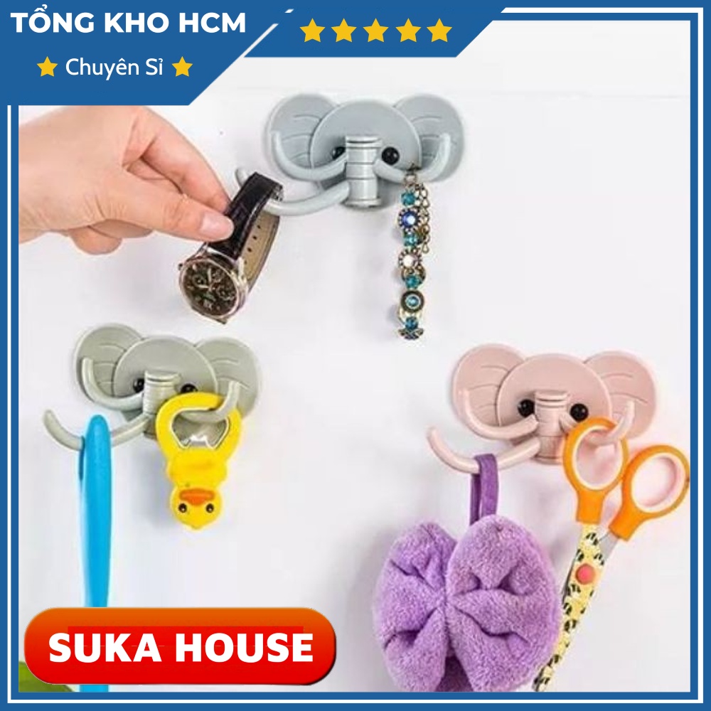 Móc Treo Hình Voi Dán Tường SUKAHOUSE H010