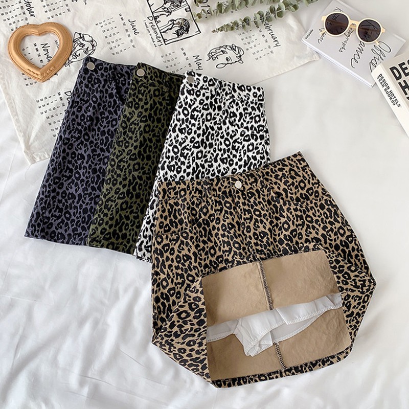 [ Mã FADIRECT20 giảm 20K đơn 150K] (Cv500) chân váy da beo báo hổ 4 màu size S đến XL | BigBuy360 - bigbuy360.vn