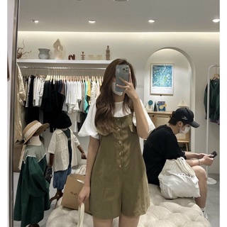 SET YẾM QUẦN SHORT + PULL TRẮNG KÈM NỊT