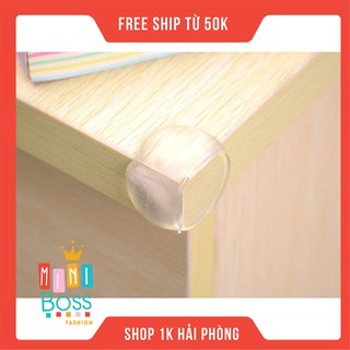 Miếng bịt góc bàn silicon trong suốt