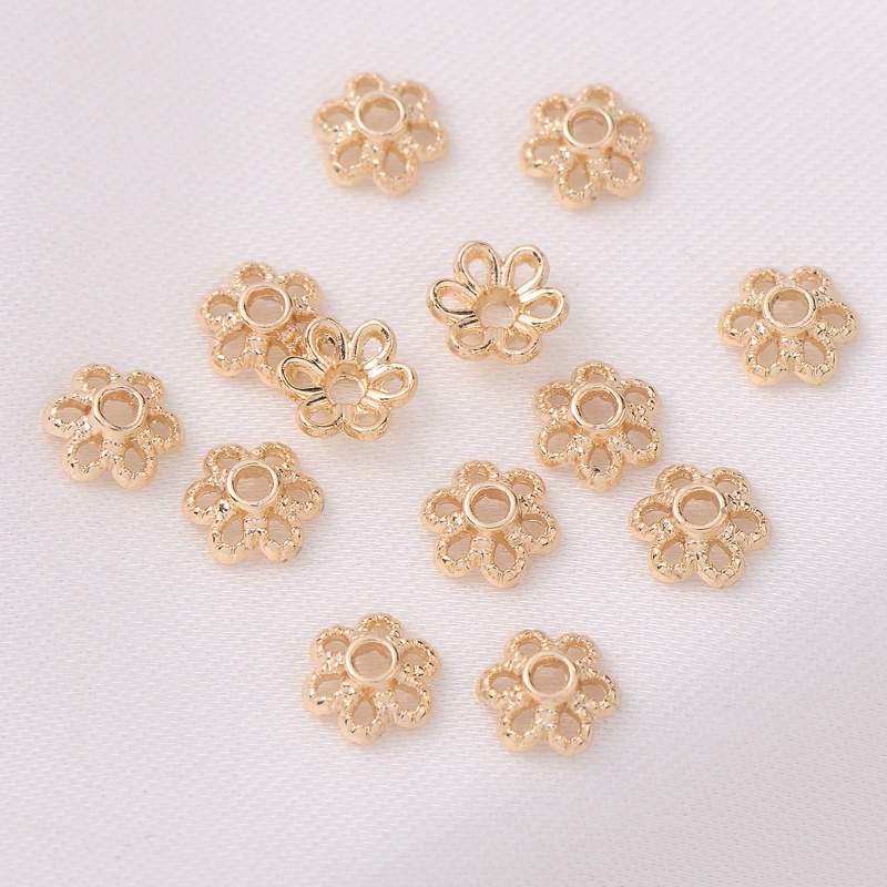 Hạt Ngọc Trai Giả Bằng Đồng 14K Dùng Làm Trang Sức Thủ Công diy