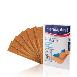 Băng keo cá nhân Elastic Hansaplast (Túi 10 miếng)