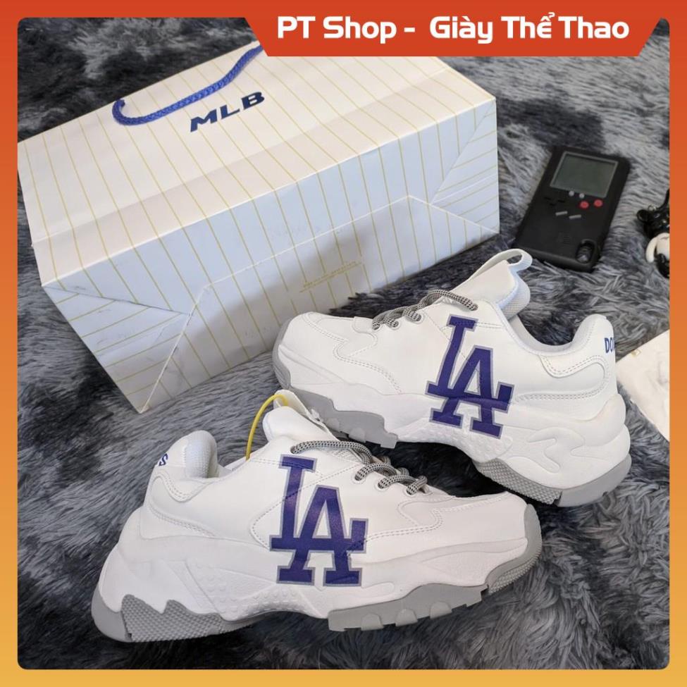 [FreeShip–Sale hàng cao cấp] Giày thể thao nam nữ Sneaker MLB LA Xịn sò Full phụ kiện, Giầy MlB
