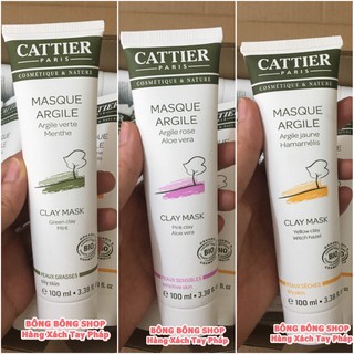 (Chuẩn Pháp-100ml) Mặt nạ đất sét Cattier
