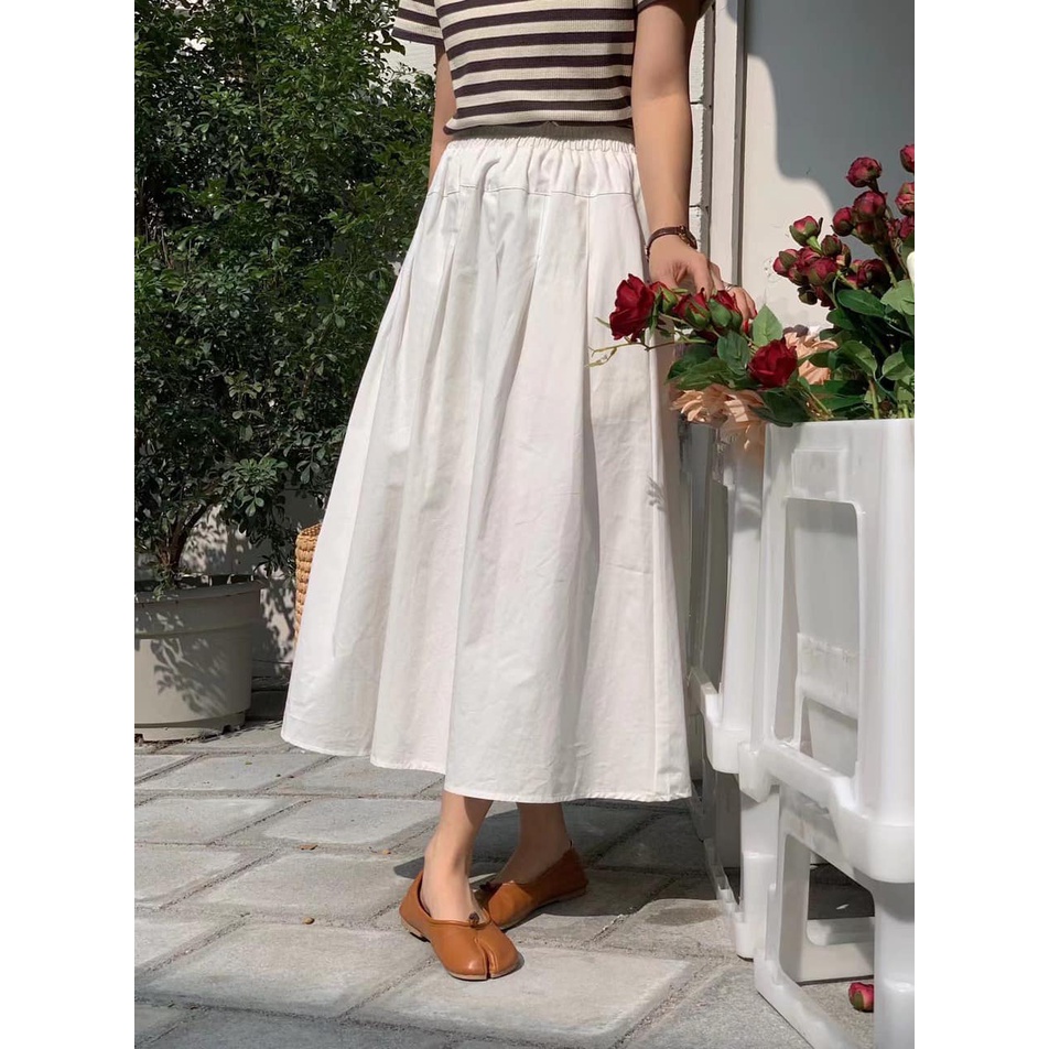 CHÂN VÁY KAKI TRƠN