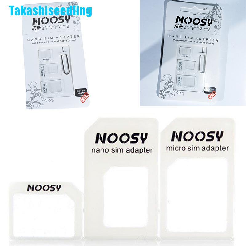 Đầu Nối Micro Sim 3 Trong 1 Cho Iphone 5 4s 4 Nokia Samsung