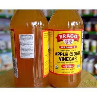giấm táo Bragg [trợ giá shopee]