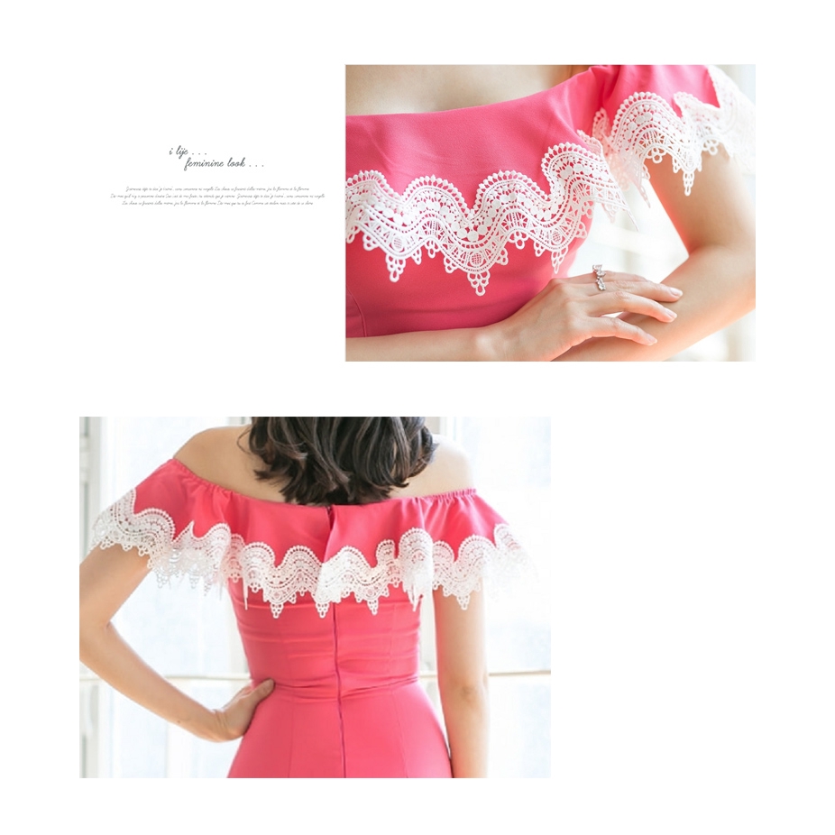 Đầm Trễ Vai Eo Cao Phong Cách Hàn Quốc Thời Trang 2020 Dành Cho Nữ | BigBuy360 - bigbuy360.vn