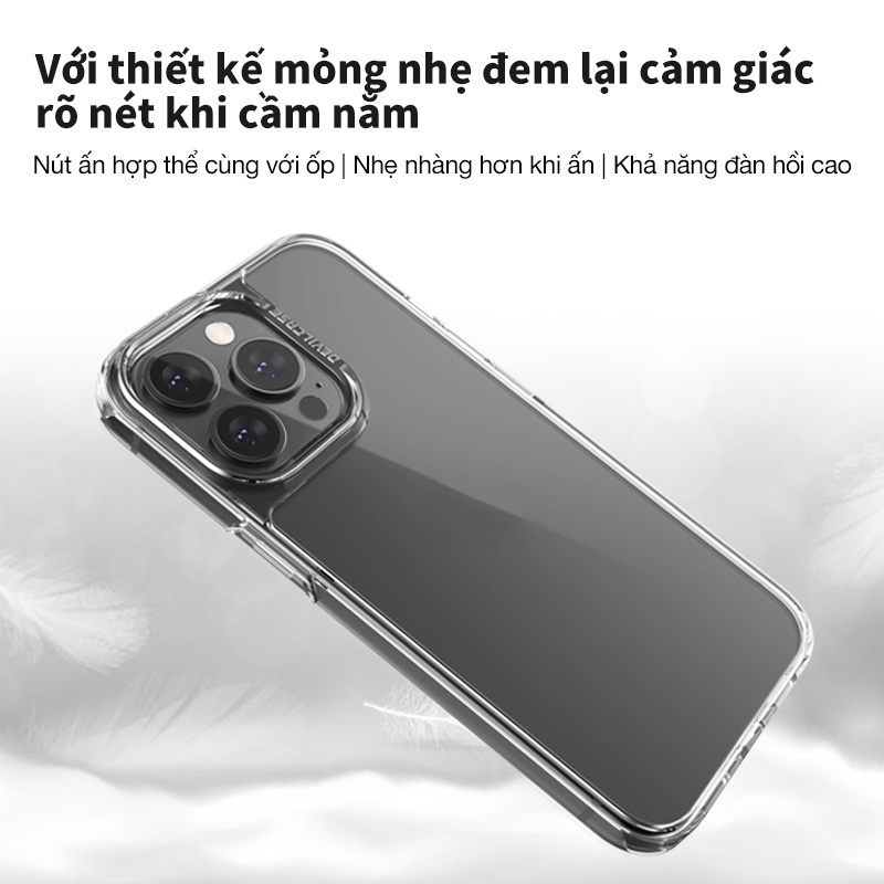 Ốp điện thoại Devilcase Phiên Bản CRYSTAL dành cho iPhone Cao cấp chính hãng