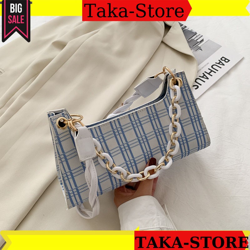 [Mã FAMAYWA2 giảm 10k đơn từ 50k] [Tặng Qùa Khi Mua Hàng]Túi kẹp nách họa tiết kẻ caro hottrend TAKASTORE,TÚI XÁCH NỮ