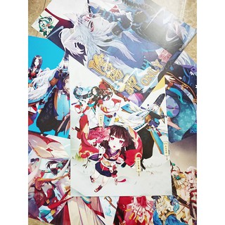 Poster Anime 1 bộ 8 cái
