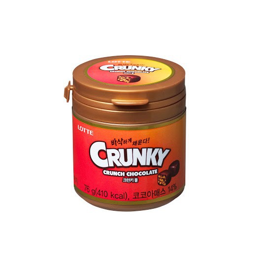 CHOCOLATE LOTTE CRUNKY CRUNCH HỘP 76GR