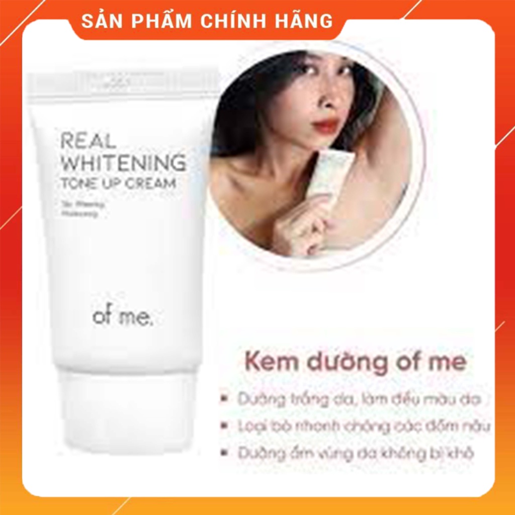 Kem Real Whitening Tone Up Cream dưỡng trắng nách, ngăn ngừa thâm sạm, trắng hồng rạng rỡ