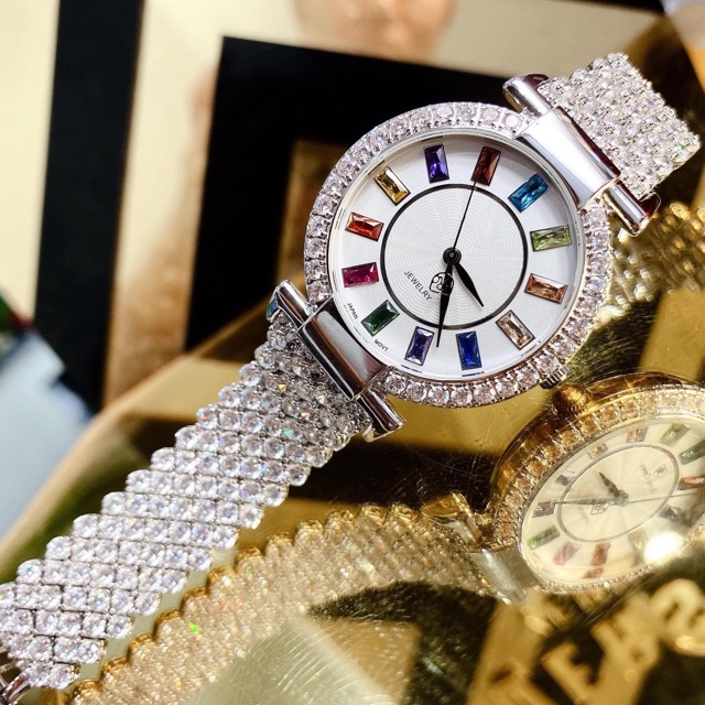 (TẶNG KÈM HỘP) ĐỒNG HỒ NỮ DÂY KIM LOẠI NẠM ĐÁ KIM TUYẾN THƯƠNG HIỆU ROY | BigBuy360 - bigbuy360.vn