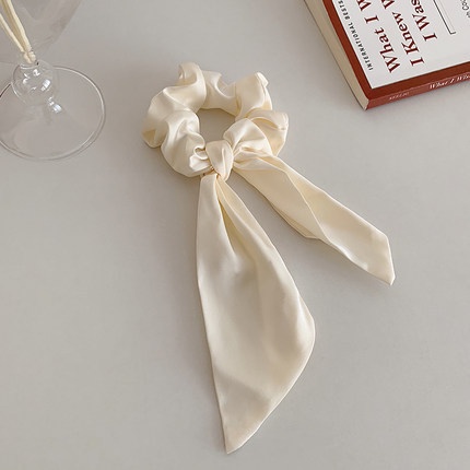 Dây buộc tóc thắt nơ bướm đơn giản thời trang thu đông phong cách Hàn Quốc