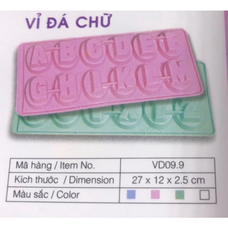 Khay CHỮ và SỐ, Dùng làm ĐÁ, Đổ RAU CÂU, ĐÔNG SƯƠNG