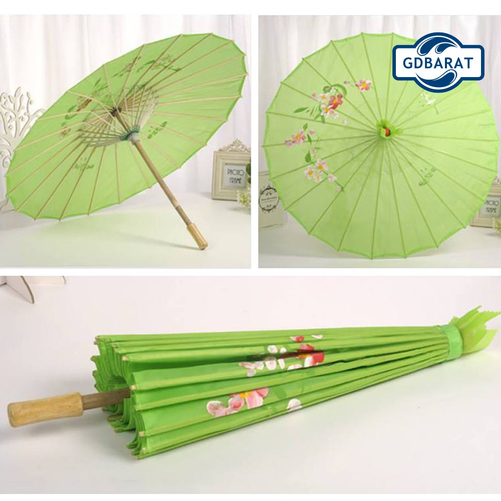 Dù Che Nắng Bằng Lụa Phong Cách Trung Hoa Cổ Điển Độc Đáo Dùng Trong Trang Trí Tiệc Cưới