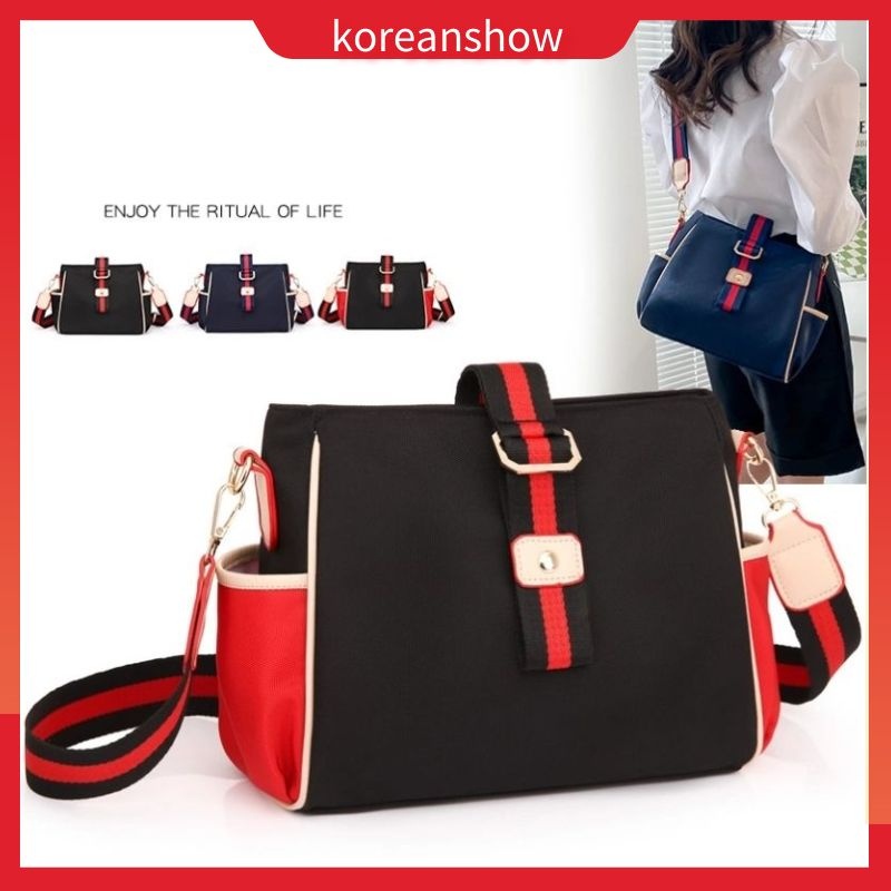 Túi Đeo Chéo Phong Cách Hàn Quốc Chống Thấm Nước Nhiều Ngăn Tiện Dụng Cho NữTúi Xách Nữ