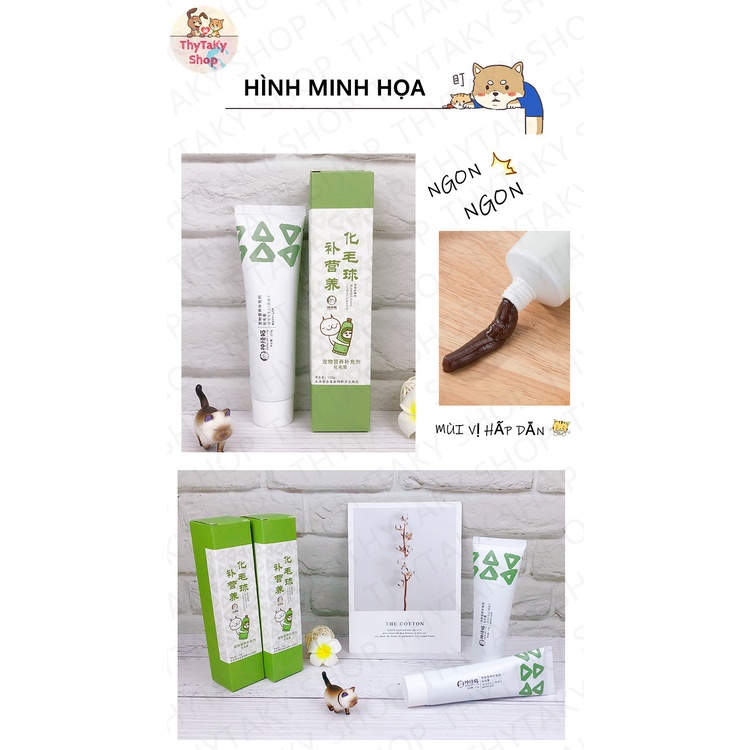 Gel dinh dưỡng hỗ trợ tiêu búi lông cho mèo 120G SJM