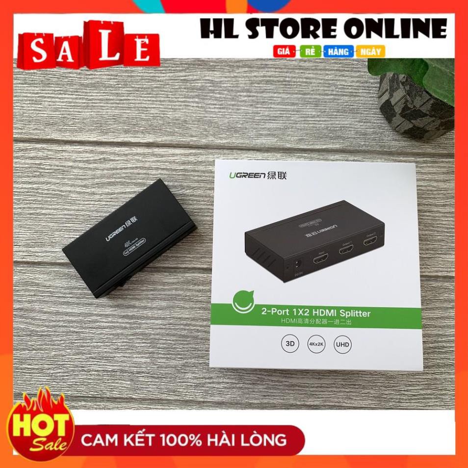 💖 Bộ Chia Cổng HDMI 1 Ra 2 Hỗ Trợ Full HD Chính Hãng Ugreen 40201