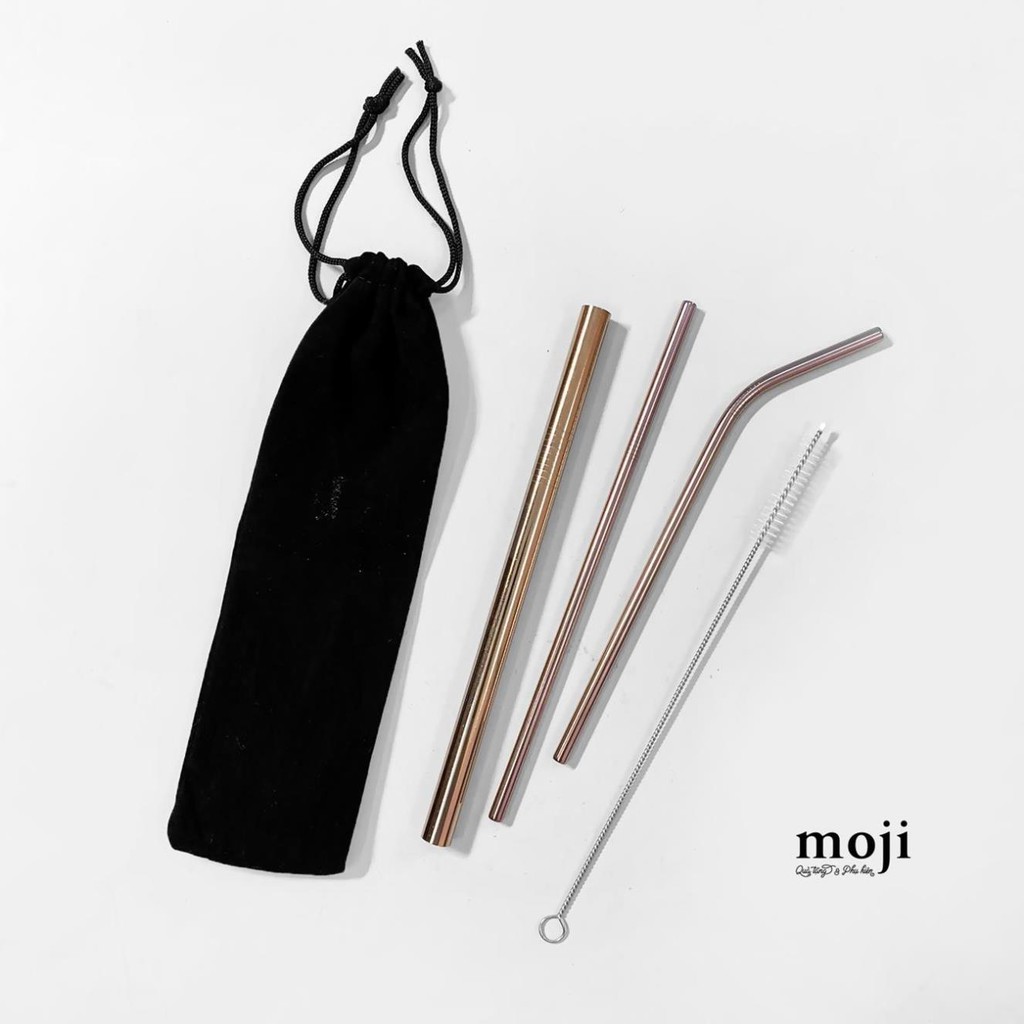 SET ỐNG HÚT INOX BỘ 5 CHI TIẾT -KSVH