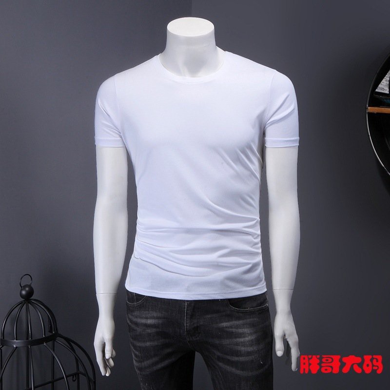 Áo Thun Nam - Áo Thun Nam Trơn Chất Cotton 100% Phong Cách Hàn Quốc