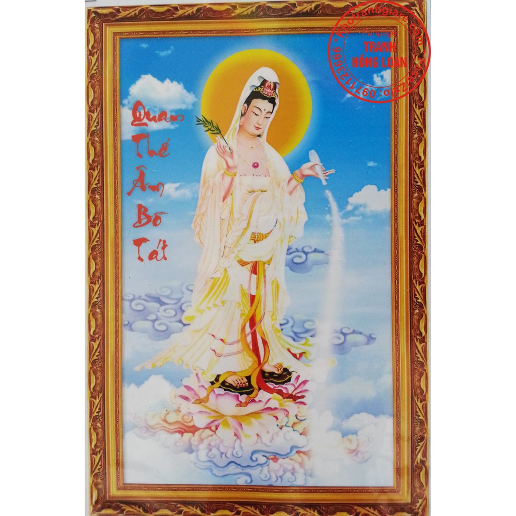 Tranh đính đá Mẹ quan âm YN5328