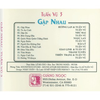 đĩa cd nhạc tuấn vũ 1