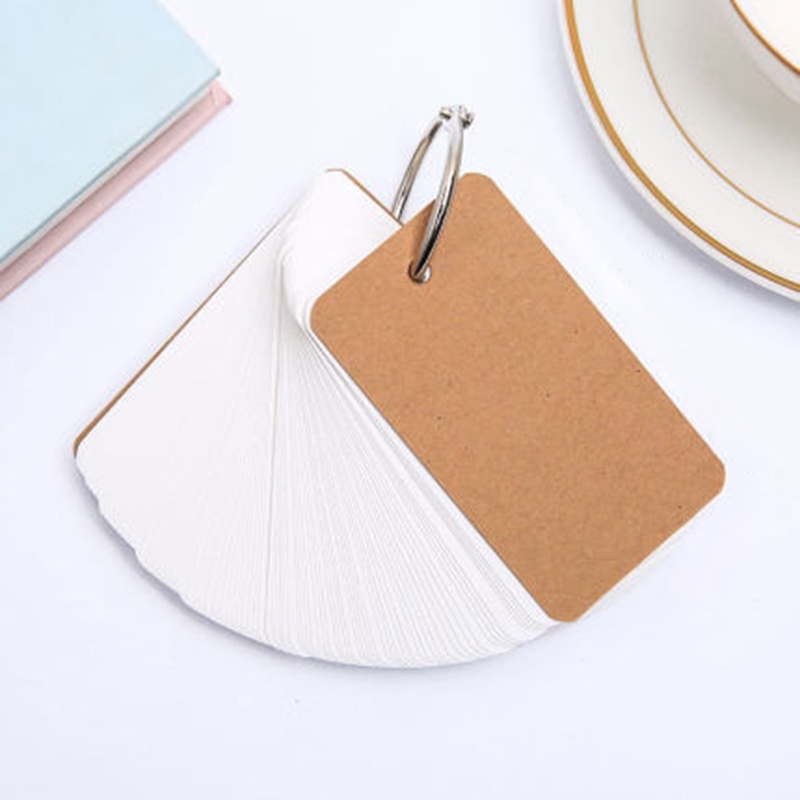 Bộ Giấy Ghi Chú Kèm 100 Tấm Thẻ Mini Tiện Lợi