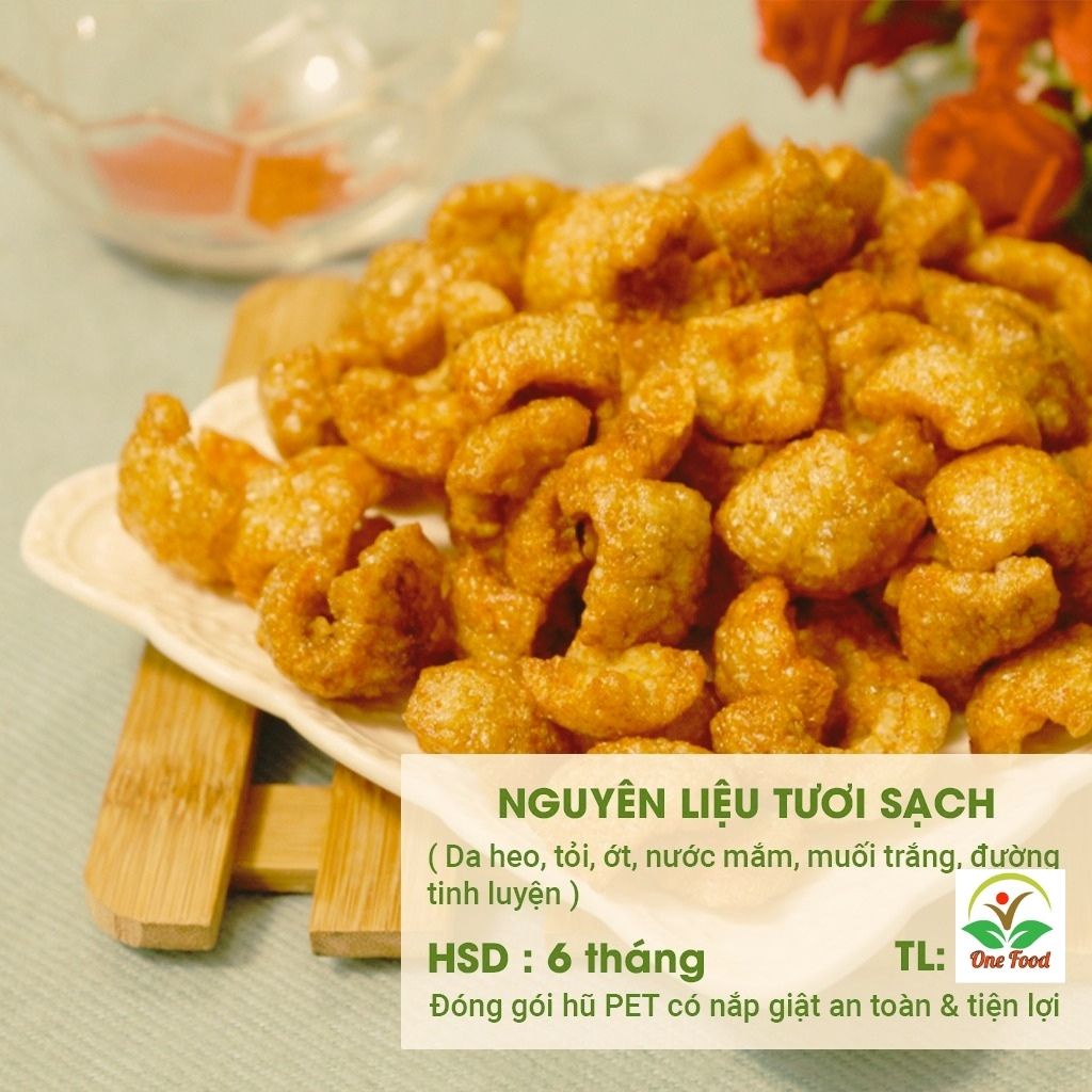 Da Heo Tỏi Ớt Loại 1, DA HEO CHÁY TỎI LOẠI NGON, Đồ Ăn Vặt Hà Nội Vừa ngon vừa rẻ,OneFood68 | BigBuy360 - bigbuy360.vn