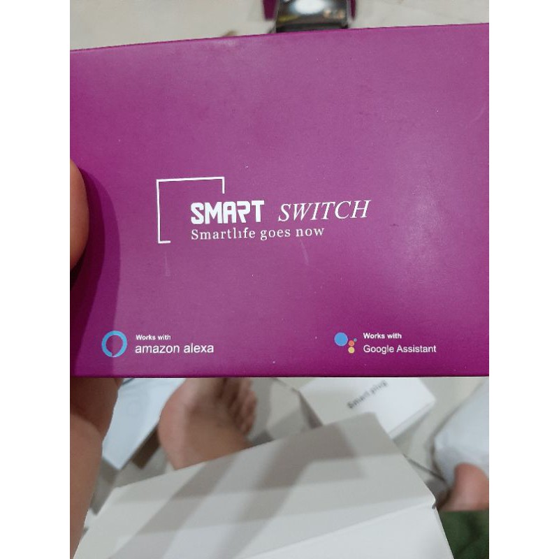 Công tắc đèn thông minh wifi Tuya Smart loại cao cấp loại không có dây N