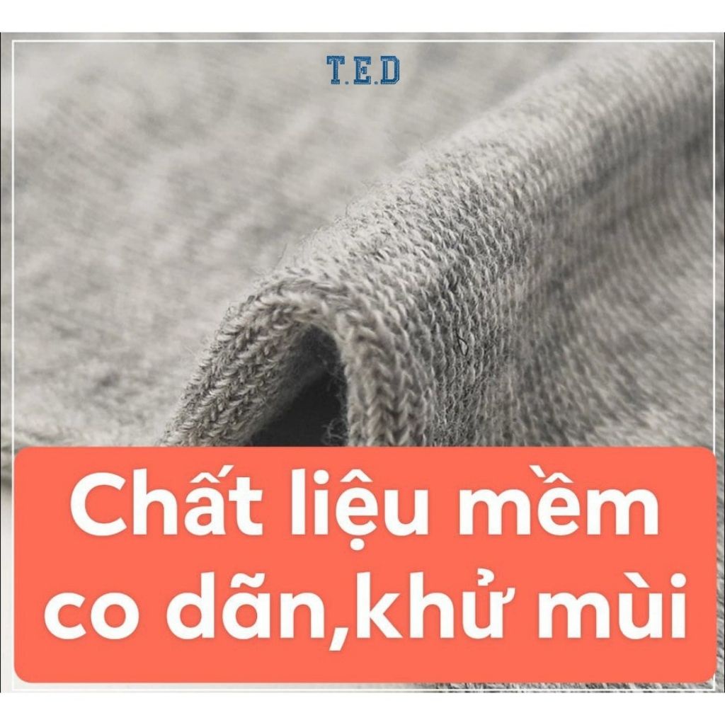 Tất ngắn nam Vớ thấp cổ trơn chống hôi chân LOẠI ĐẸP TED01