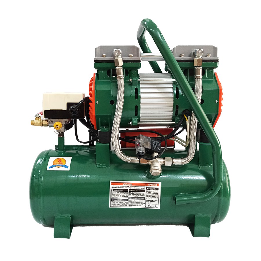 Máy nén khí gia tốc NAKAWA NK25-20, Máy chạy không dầu, Công suất 2.5HP, Bình 20L, Lên hơi siêu nhanh