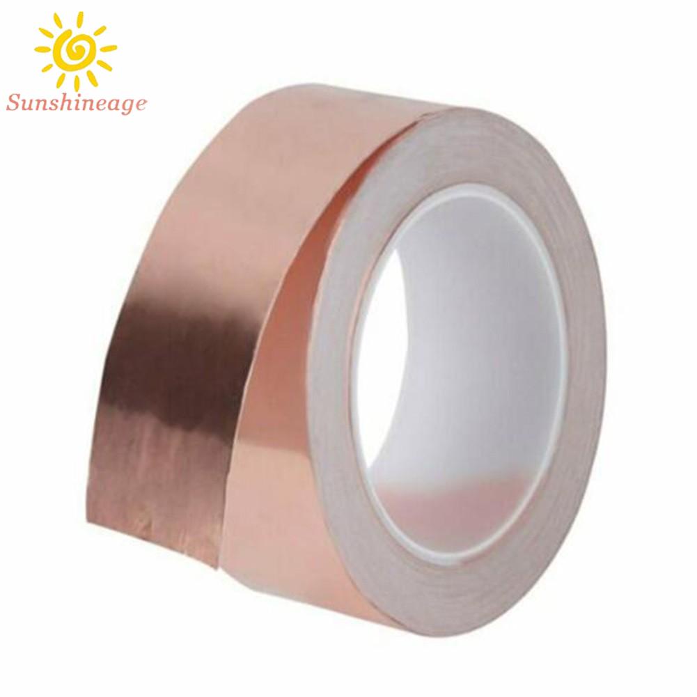 SUNAGE- ~Copper Foil Tape Slug Waterproof 1* 10M Repellent Conductive EMI Shield【SUNAGE-HOT Fashion】
