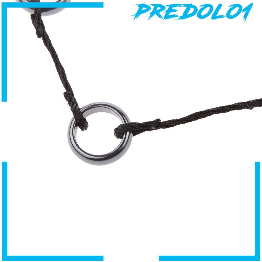 [PREDOLO1] Anime NARUTO Akatsuki Itachi 3 Loops Rings Pendant Cosplay Necklace Chain