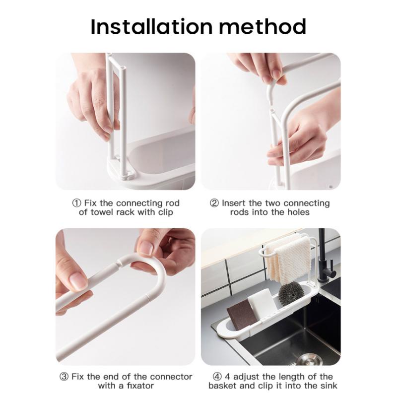 Giá Đỡ Xà Phòng Có Thể Tháo Rời Tiện Dụng Cho Phòng Bếp / Nhà Tắm