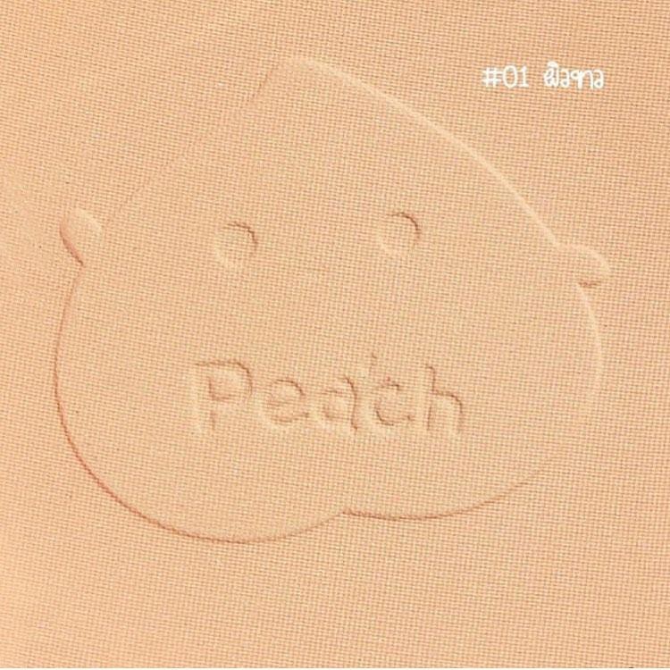 Ảnh thật 🎀 Phấn nền Đào Peach Powder Makeup Kiss Beauty chính hãng nội địa mềm mịn kiềm dầu phấn phủ