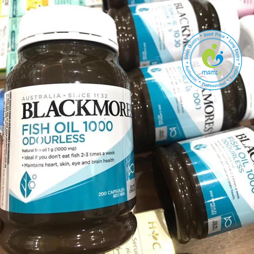 Dầu cá không mùi Blackmores Fish Oil Odourless, Úc (400v) | BigBuy360 - bigbuy360.vn