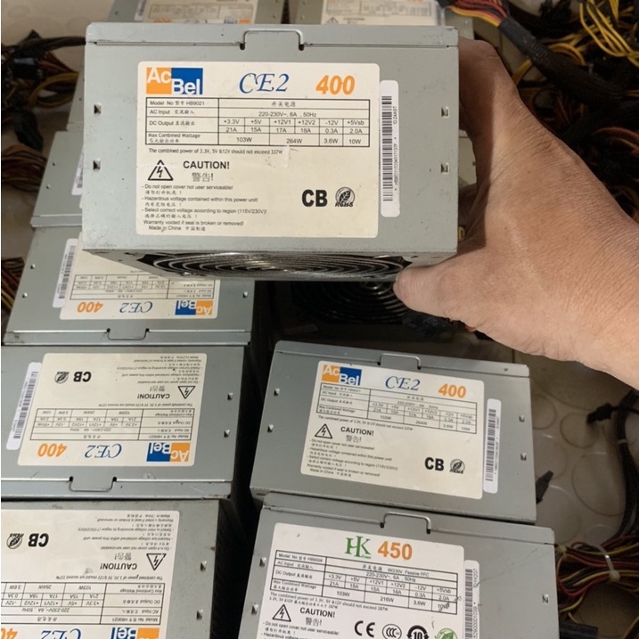 NGuồn Máy Tính Thương Hiệu Acbel-Coolermater-Huntkey-Antec 270-400W Công Xuất Thật Chuẩn - Vi Tính Bắc Hải