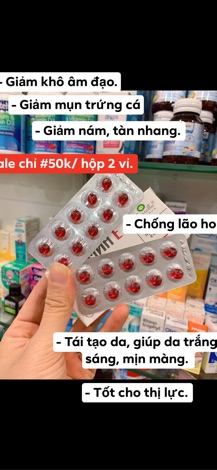 Vitamin e đỏ nga dạng vỉ 20v