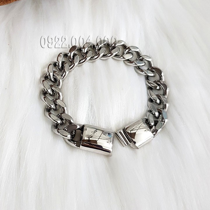 Lắc tay xích đầu khóa trượt, lắc tay nam LZ1697