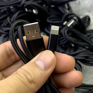 Cáp sạc Iphone bọc dù 1m